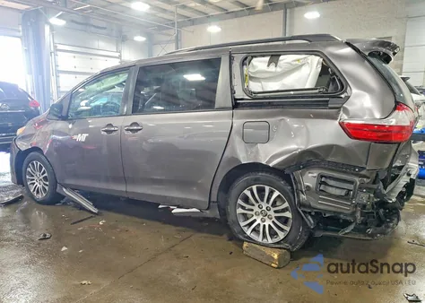 2019 Toyota Sienna Xle z USA, uszkodzony, nr VIN 5TDYZ3DC0KS020778